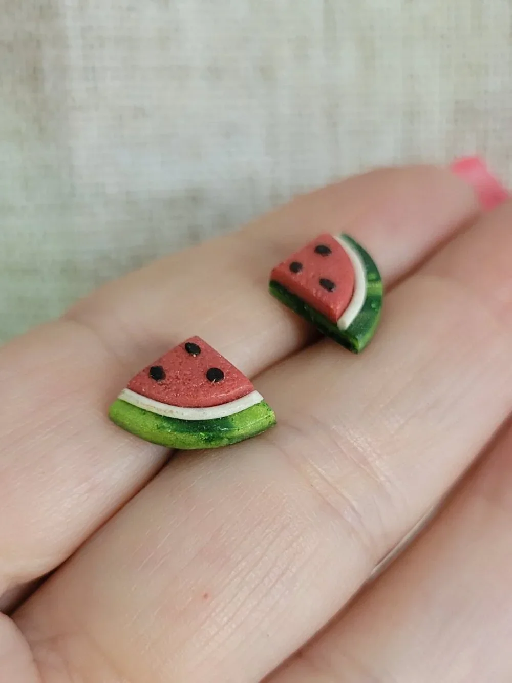 Watermelon Stud Earrings